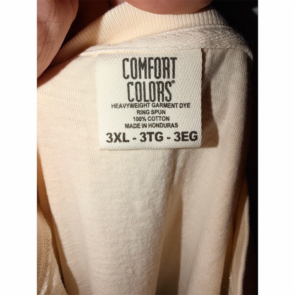 The Masters Golf T-Shirt Mens 3XL Beige Augusta National Hole 12 :Comfort Colors - Picture 5 of 5